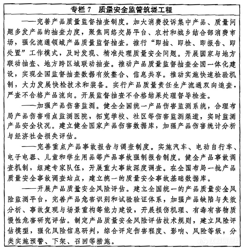 LD乐动 乐动体育《质量强国建设纲要》印发:加强仪器仪表等技术研发和质量攻关(图7) LD乐动 乐动体育《质量强国建设纲要》印发:加强仪器仪表等技术研发和质量攻关(图7)