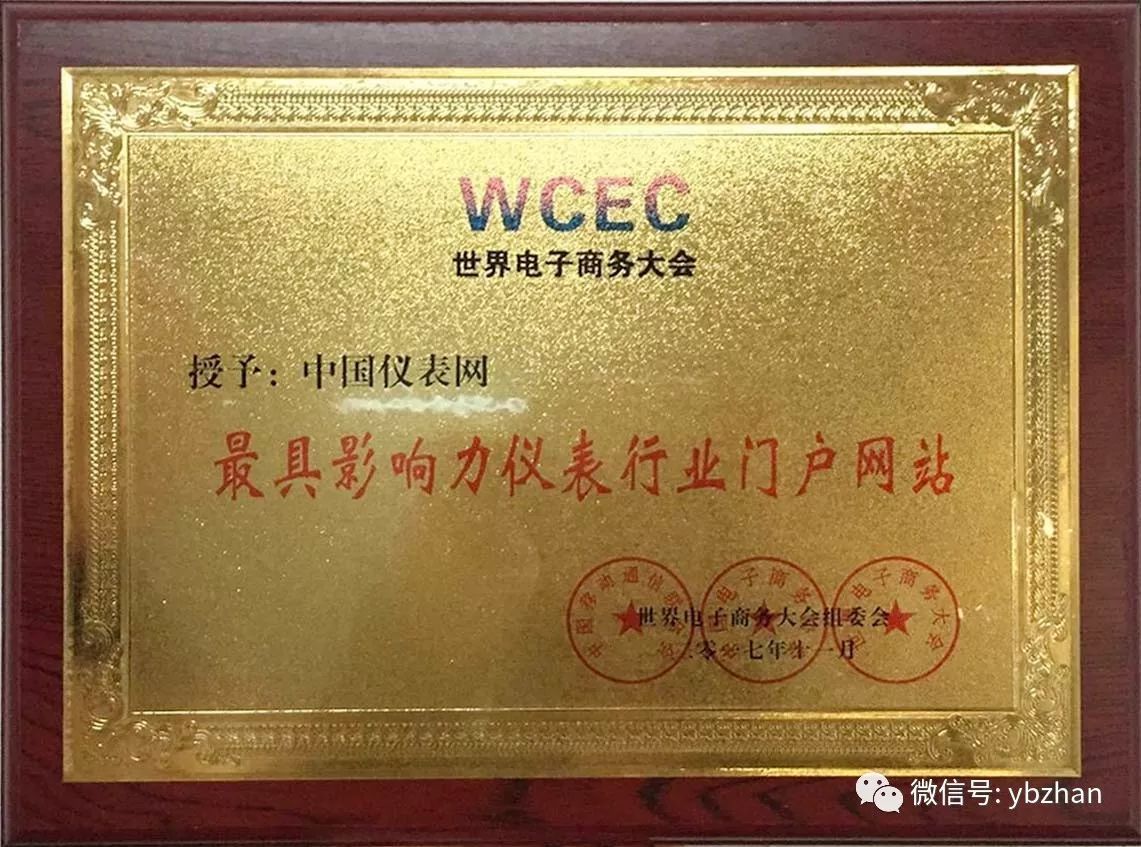 中国仪表网获“最具影响力仪表行业门户网站”奖乐动体育 LD体