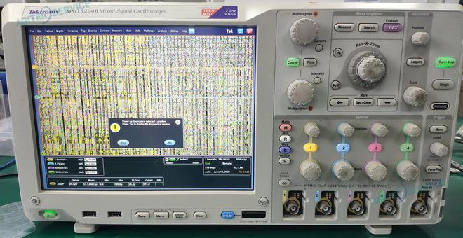 示波器维修花屏MSO5204B最新案例LD乐动 乐动体育